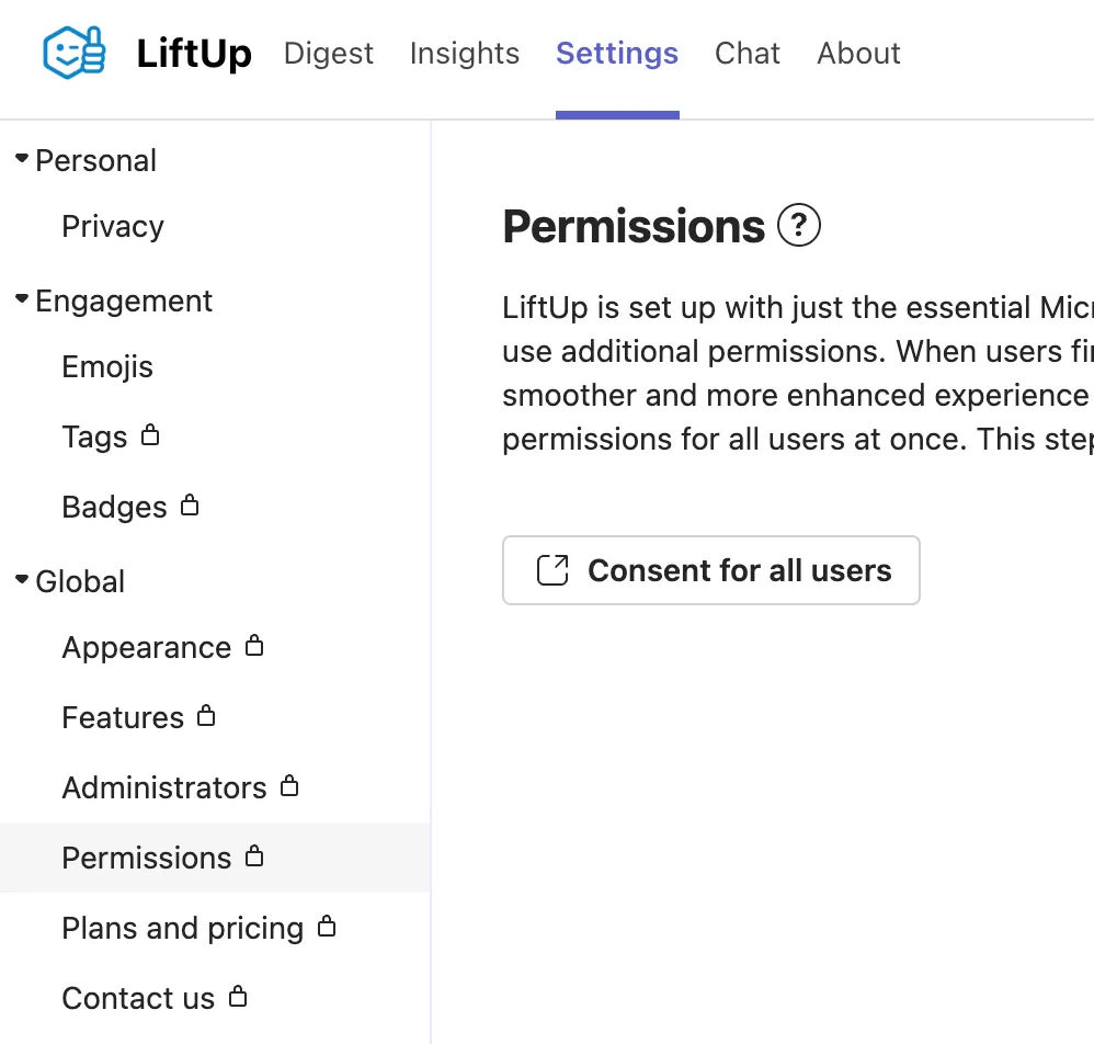 Grant administrator permissions